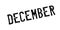 December rubber stamp