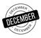 December rubber stamp