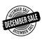 December Sale rubber stamp