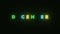 December text neon light colorful on black background . 3d illustration rendering . Neon symbol for December . 4K Resolution Video