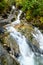 Deception Creek finding a path over the fall in late summer in the Cascade Mountains