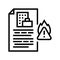 deception organizational crisis line icon vector illustration