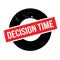 Decision Time rubber stamp