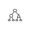 Decision Tree line icon