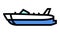 deck boat color icon animation