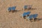 Deck Chairs on a Beach