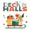 Deck Halls Christmas Ornaments Fancy Vector