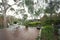 Deck patio amongst native Australian landscaping