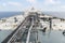 Deck of the tanker - view from foremast