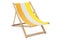 Deckchair with disability flag, overcoming flag or flag of the rights of persons with disabilities