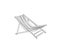 Deckchair outline drawing. Deck chair sketch. Summer holiday beach resort symbol