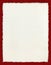 Deckled Paper with Red Border