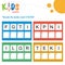 Decode the 4-letter words. Logic puzzle activity sheet