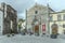 Deconsacrated S. Francesco church and monumental entrance, Bolsena, Viterbo, Italy