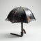 Deconstructivist Form: Burned Umbrella Helmet With Text