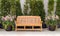 Decor wood bench