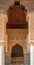 Decorated arabesque pattern at the Saadian Tombs in Marrakesh ,Morocco