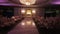 Decorated banquet hall for wedding reception