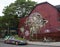 Decorated Car and Mural