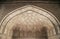 Decorated ceiling in one of palaces, Agra fort