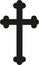 Decorated christian cross