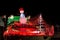 Decorated Christmas boat in Marina Pez Vela in Quepos, Costa Rica
