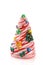 Decorated christmas candy tree