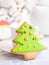 Decorated Christmas gingebread cookies