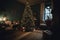 Decorated Christmas tree with with balls and garlands in a cozy home interior, new year tradition, merry xmas, AI Generated