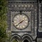 Decorated church clock