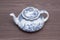 Decorated classical tea pot