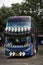 Decorated coach bus in Thailand