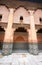 Decorated courtyard at Moroccan madrassa