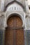 Decorated door in Fes, Morocco