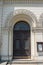 Decorated entrance door of Great Synagogue in Pilsen