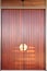 Decorated Framed Solid Timber Door