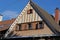 Decorated gable of old house