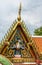 Decorated gable at Wat Phra Yai temple, Ko Samui Island, Thailand