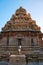 Decorated Gopura and walls, Deivanayaki Amman shrine, adjacent to Airavatesvara Temple, Darasuram, Tamil Nadu. View from North.