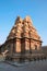 Decorated Gopura and walls, Deivanayaki Amman shrine, adjacent to Airavatesvara Temple, Darasuram, Tamil Nadu. View from North Wes