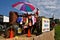 Decorated M Old Farmall tractor