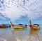 A decorated native boats Longtail