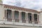 Decorated picturesque 30`s Deco buildings loggia, Napier, New Zealand