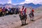 Decorated rider in Tibet