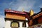 Decorated Roof of Jokhang. Lhasa Tibet.