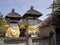 Decorated shrine, the biggest Hindu festival Galungan, Nusa Penida in Indonesia