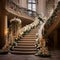 decorated stairs generated by AI tool