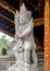 Decorated statue of traditional hindu god, at Ganung Kawi Temple, Bali