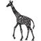 Decorated stylized Giraffe Ethnic style