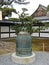 Decorated Temple Bell at Nijo Castle, Kyoto, Japan